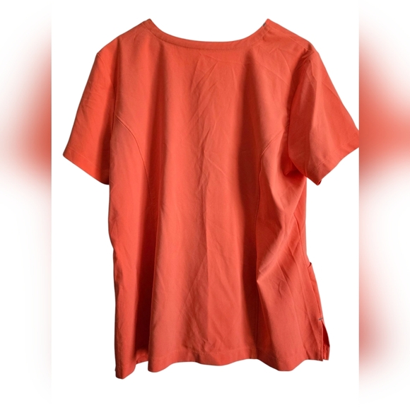 Scrubstar Orange T-Shirt Relaxed Fit Short Sleeve Size XL - Picture 3 of 3